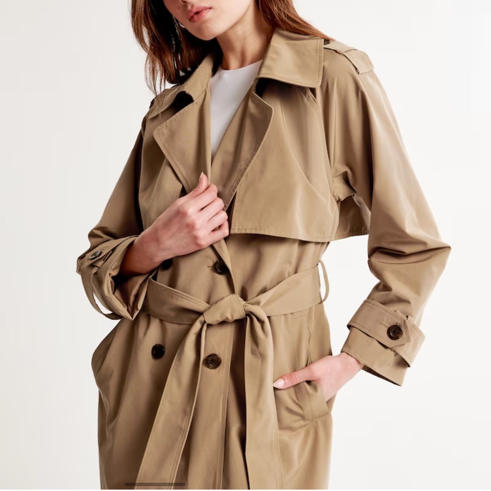 Abercrombie Oversized Trench Coat (Petite)